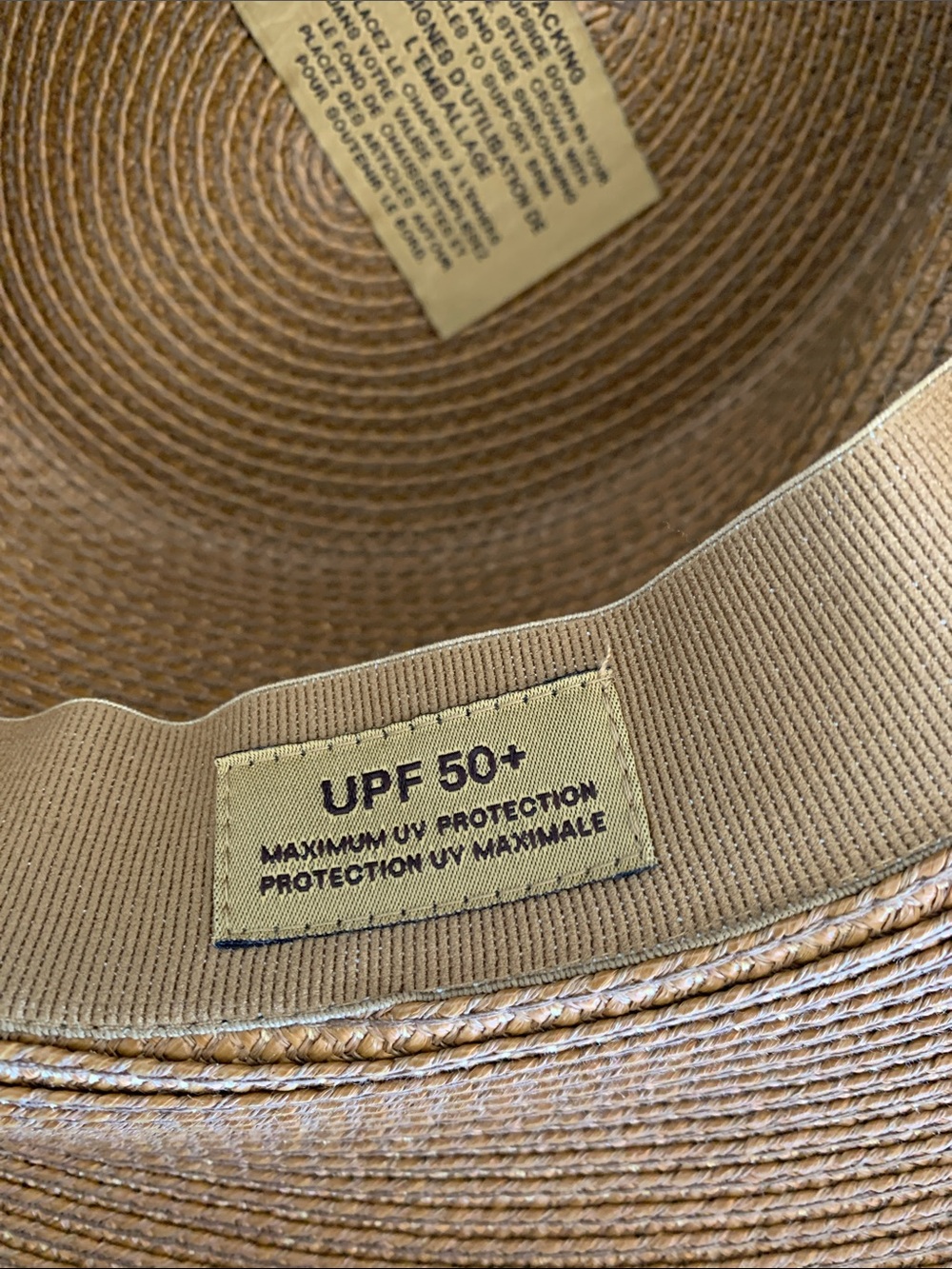 Eric Javits New York Squishee A-list Sun Hat. Woven Wide-Brim Straw Sun Hat - Picture 6 of 9